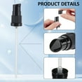 thumbnail image 4 of 20 Pcs 18/415 Replacement Pump Top Head Black Universal Replacement Pumps with Cover Reusable Dispenser Pump Head for Lotion Essence Foundation Cream Essential Oil, 4 of 9