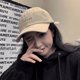 thumbnail image 3 of Sombrero de estilo occidental celebridad en línea Letras en inglés gorra bordada con visera pequeña gorra de béisbol fresca Gorra simple que reduce la edad de estilo japonés, 3 of 6