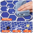 thumbnail image 3 of UNIWELL 2-Pack Anti-Skid Kitchen Rugs and Mats for Home Floor and Living Room 17"x30"+17"x47" blue, 3 of 6
