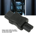 thumbnail image 3 of IEC320 C8 To IEC320 C7 Adapter,  Insulation Plug and Play 4PCS PVC Housing 2500W High Power Flame Retardant Power Plug Adapter  for PDU Chassis, 3 of 8