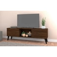 thumbnail image 2 of Manhattan Comfort Doyers Wood TV Stand for TVs up to 60" in Nut Brown, 2 of 3