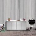 thumbnail image 2 of Transolid OBC6424 Outdoor Kitchen 64-in x 24-in x 37-in Double Base Cabinet, Stainless Steel, 2 of 5
