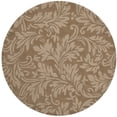 thumbnail image 1 of Safavieh Impressions Tapis Contemporain Marron Clair - Rond 5 Pieds, 1 of 2