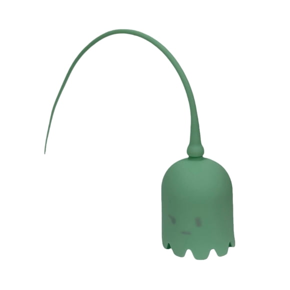Billuyoard Juguete de silicona para gatos con cola giratoria para juegos interactivos, suministros para mascotas, juguetes para gatos Juguetes para gatos verde