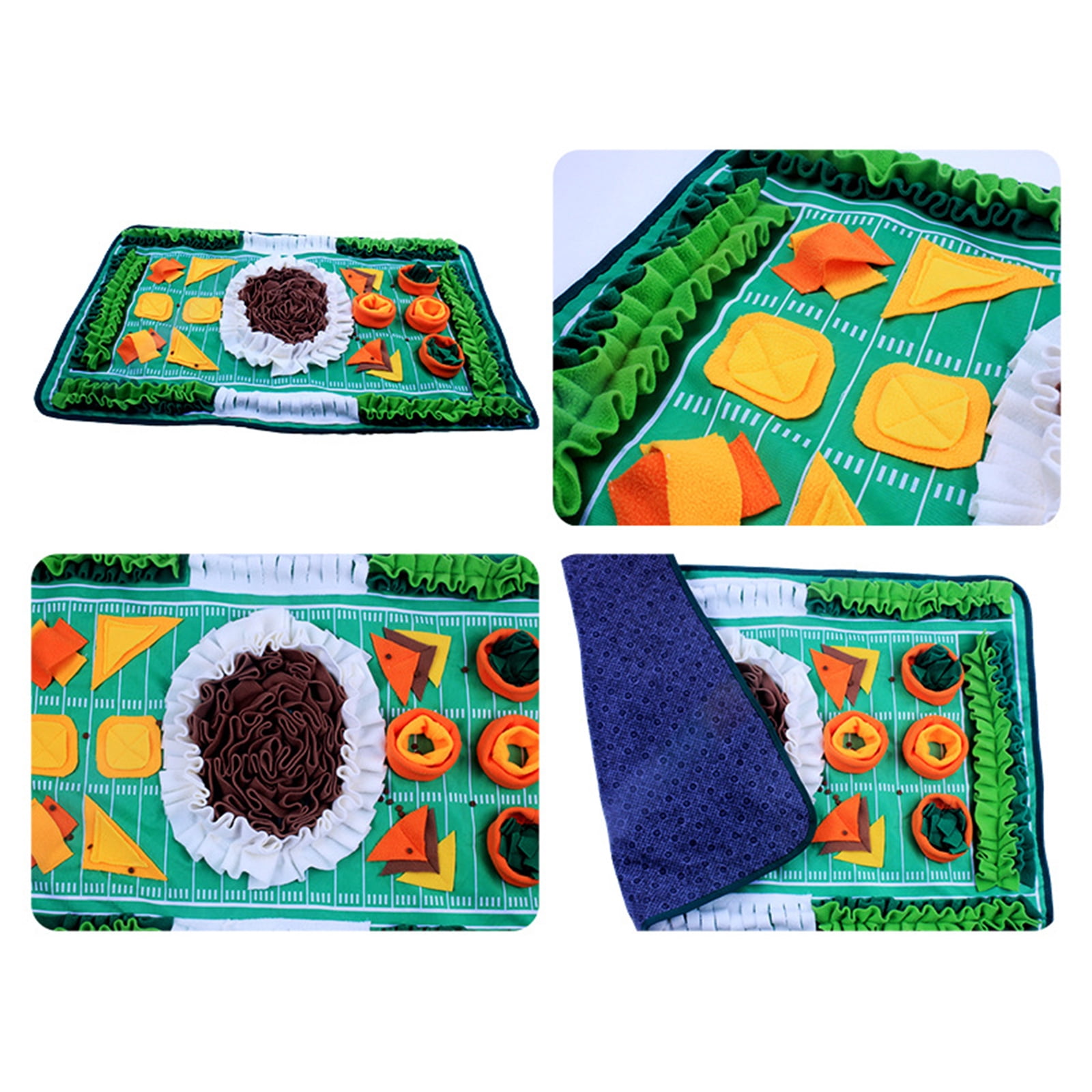 Interactively Scent Sniffing Puzzle Mats Machine Washable Enrichment Smell Mats for Dog and Cats Mental Stimulation