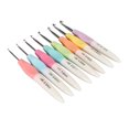 thumbnail image 1 of Yarn Knitting Hook, 2.5 To 6mm Crochet Hook Set 8 Pieces Light Colorful  For Craft, 1 of 8
