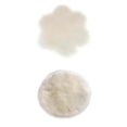 thumbnail image 1 of 2 Pcs de Alfombra de Oveja Artificial Color Gris Apto para utilizar Wandteppich de Ventana Flotante Color Flor + Ronda perfecl Alfombra de piel sintética, 1 of 8