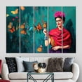 thumbnail image 6 of Luxury Poster, Fashion Canvas, Canvas Wall Art Canvas, Colorful Art, Wall Art And Butterflies Printed, Woman Printed Canvas, Woman Portrait Art Canvas, Canvas Wall Decor - Rolled Canvas, 6 of 9