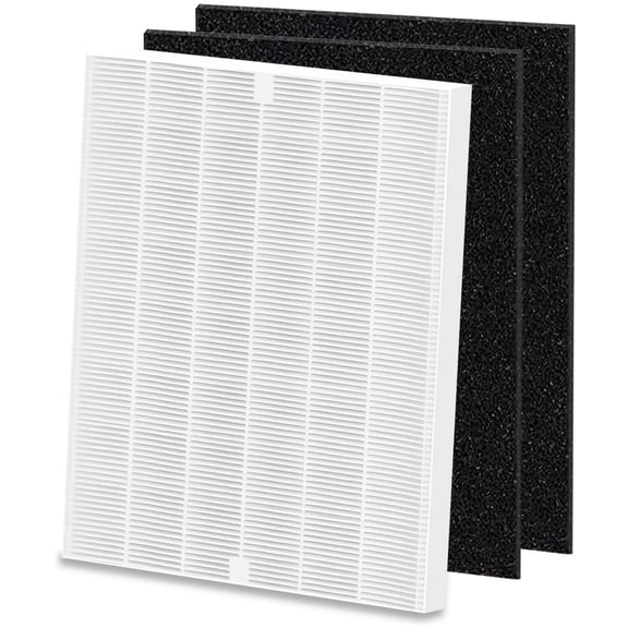 AP-1512HH Replacement Filter Compatible with Coway Airmega AP-1512HH, AP-1512HH-FP, AP-1518R, AP-1519P, and 200M Series Air Purifiers, 1 True HEPA and 2 Carbon Filters, Part # 3304899