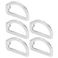thumbnail image 3 of D Rings, Zinc Alloy Wide Application Small D Rings  For Luggage For Bag For Backpack Gold,Silver,Gray,Bronze, 3 of 8