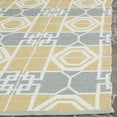 thumbnail image 3 of SAFAVIEH Patio Collection TMF127A Handmade Beige/Grey Rug, 3 of 5