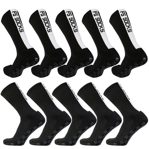 5 pares de calcetines de fútbol deportivos antideslizantes fútbol antideslizante