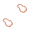 thumbnail image 3 of Collar decorativo Sonducket de acrílico electrochapado Naranja 2piezas, 3 of 6