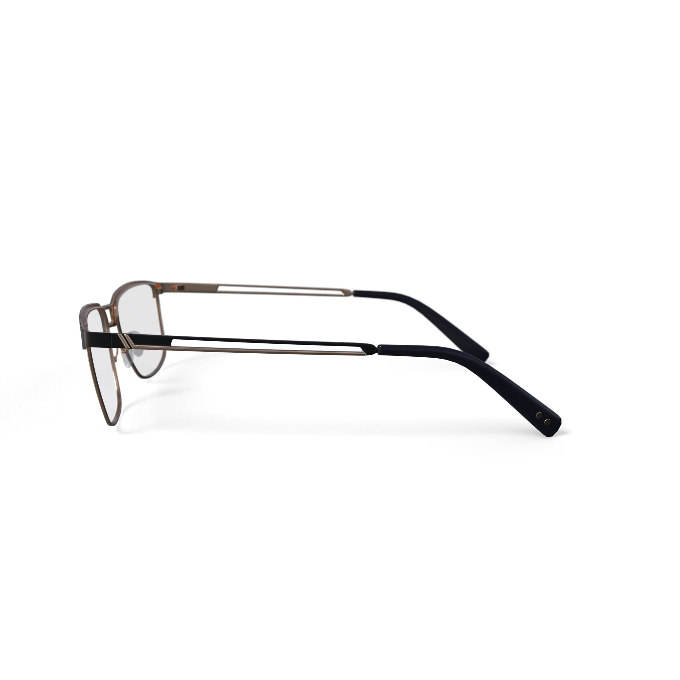 Reverb Men's RVMO5134 Prescription Eyeglasses with Case, Black