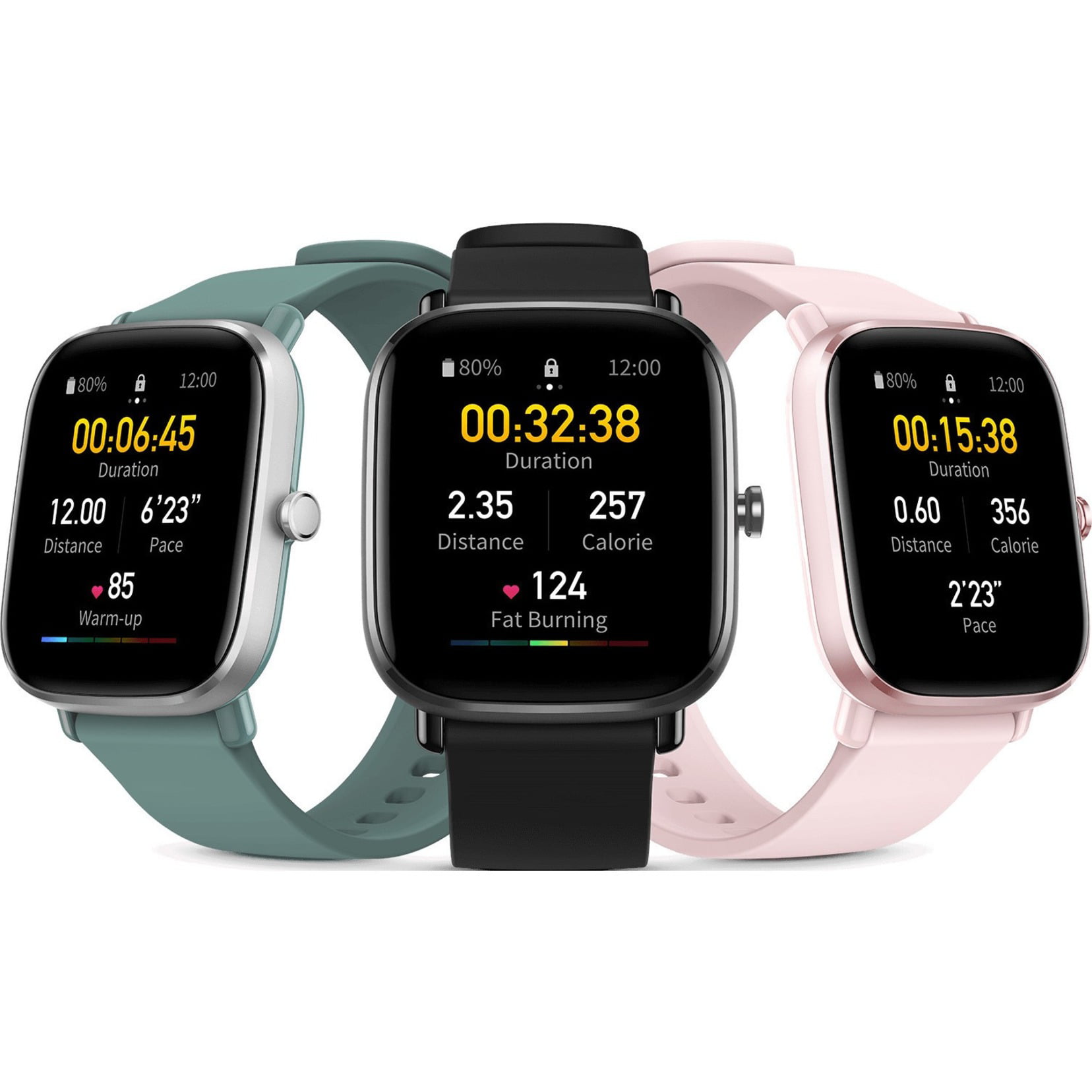 Amazfit GTS 2 Mini Smart Watch: Android & iOS Built-in GPS Fitness Tracker - 14 Battery Life - 68 Sports Mode - AMOLED Screen - Blood Oxygen Heart Rate Monitor - ATM Waterproof, Black - Walmart.com