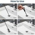 thumbnail image 5 of BULLTOOLS Drain Snake Auger,20 Inch Drain Clog Remover Tool,Flexible Pipe Cleaner for Hair Removal, Kitchen Sink, Shower & Bathtub Drain Cleaning - 8 Pack, 5 of 7
