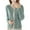 Green, variant on GigrtiJin Women's Cardigan Sweater Top Solid Color Long Sleeved Button Knit Sweater Round Neck Casual Sweater Jacket