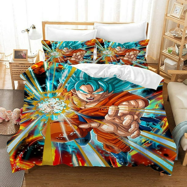 Cool Dragon Ball Z Bedding Bed Set Twin Full Queen King Size3D Anime