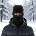 thumbnail image 4 of Unique Bargains 1 Pc Multi-function Face Mask Polar Fleece Balaclava for Cycling Black, 4 of 6