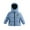 Light Blue, variant on Utlike Boys Down Jacket Stylish Thickened Outerwear For Warm Down Coat For Winter Regular Fit Top Size 3 Years-4 Years