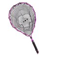 thumbnail image 5 of figatia Fishing Landing Net Extendable EVA Handle Fishing Net for Bass Prawns Salmon Rose Pink, 5 of 8