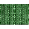 thumbnail image 1 of Ahgly Company Indoor Rectangle Oriental Emerald Green Modern Area Rugs, 2' x 4', 1 of 4