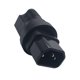 thumbnail image 4 of IEC320 C14 a EE. UU. Estándar NEMA 5-15R Adaptador de corriente Portátil AC250V AC125V Conector de adaptador de enchufe ignífugo para viajes de, 4 of 9