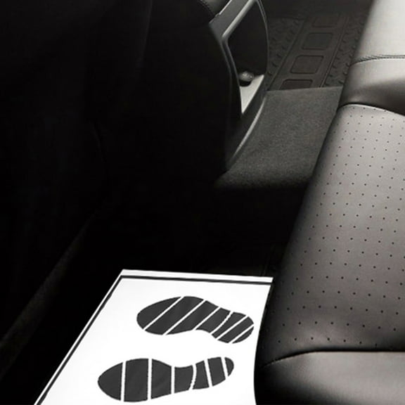 MLINS 80pcs Waterproof Paper Car Floor Mats Disposable Floor Pads Covered Plastic Film Automotive Foot Mat For Vehicle Supplies