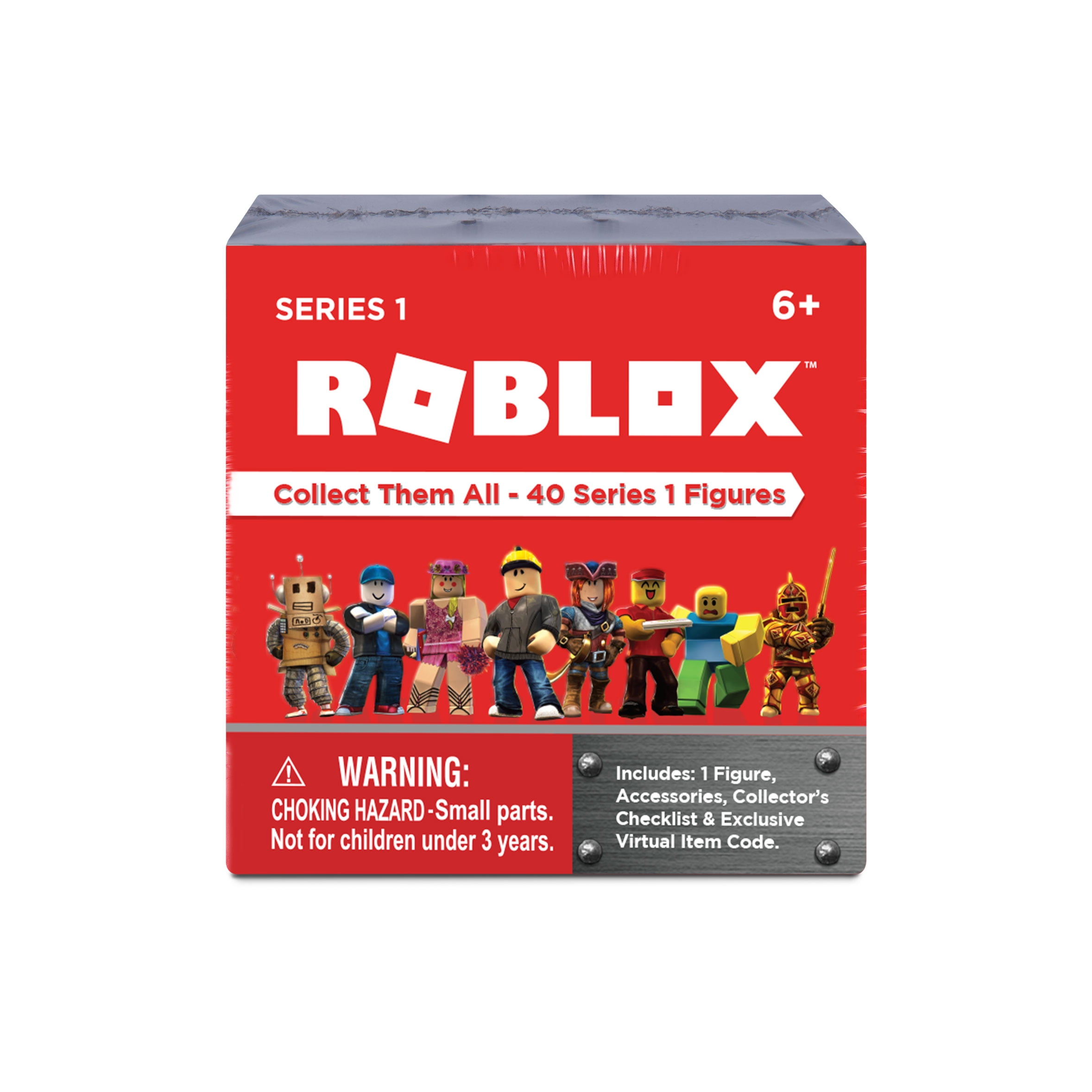 Roblox Action Collection Series 1 Mystery Figure Includes 1 Figure Exclusive Virtual Item Walmart Com Walmart Com - roblox redeem 6 virtual items online code 1 code gets you 6