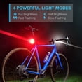 thumbnail image 5 of Juego de luces para bicicleta, recargable por USB, luz de bicicleta súper brillante, luz delantera y trasera para bicicleta, faro para bicicleta, duración de batería 2 veces mayor, resistente al agua., 5 of 5