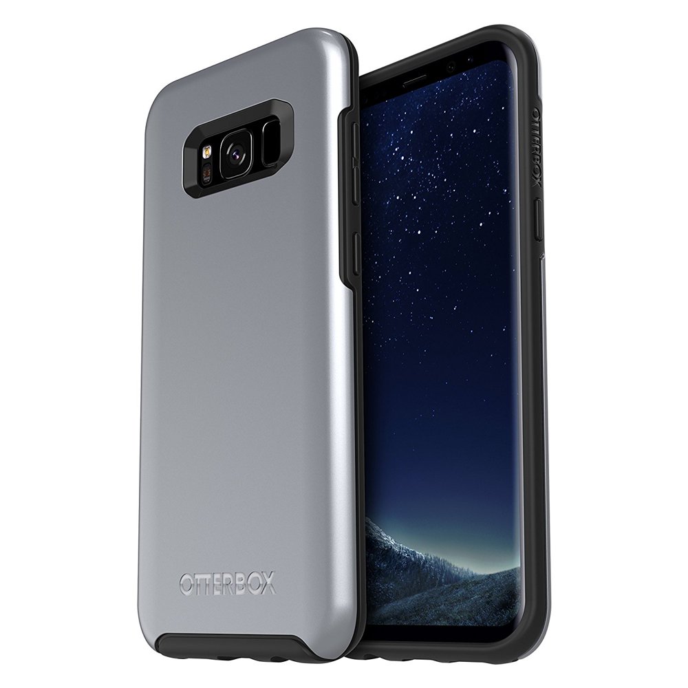 OtterBox Symmetry Series Samsung Galaxy S8 + Plus Protective Case - Titanium Silver - Walmart