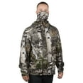 thumbnail image 3 of Mossy Oak Men's Mountain Country Camo Pullover Tech Hoodie with Neck Gaiter, Up to 2XL, 3 of 6