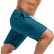 thumbnail image 5 of Pantalones Cortos para Hombre de Cintura Elástica con Bolsillos Secado Rápido Multi Bolsillo Pantalones de Natación Playa, 5 of 5