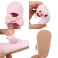 thumbnail image 6 of Yoyauz Baby Girl Mary Jane Shoes Anti Slip Rubber Sole Ballet Slippers Princess Dress Wedding Shoes Newborn Kids Shoes Toddler Shoes（0-12 Month）, 6 of 9