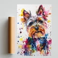 thumbnail image 2 of Silky Terrier Dog Poster Wall Art for Bedroom Living Room Funny Graffiti Dog Picture Cool Dog Decor Wall Art, 2 of 6
