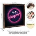 thumbnail image 2 of Hangover Classic Pills Wooden Sign Wall Plaque - Vintage Art Decoration, Wall Decoration - Ideal Gift For Home Decoration, Living Room, Bathroom, Bedroom, Garden, Dining, Bar, Cafe, Festival Party D, 2 of 7