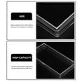 thumbnail image 4 of OULII 1Set Transparent Rectangular Commemorative Banknote Organizer Money Plastic Sleeves 15.7X8.1X1.6in, 4 of 8
