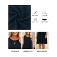 thumbnail image 5 of Fancyglim Women Tshirt Dress Loose Swing Beach Tank Dress with Pockets Navy M, 5 of 7