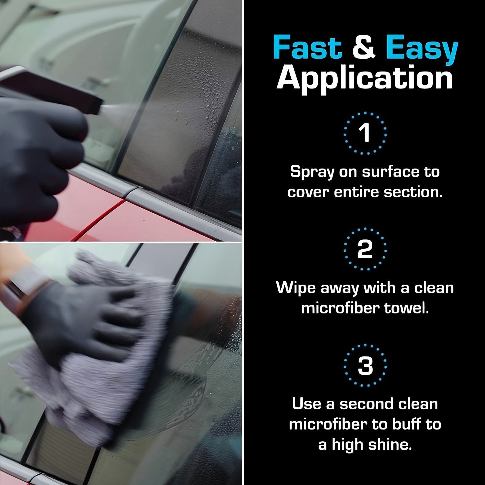 High-quality 3-in-1 Nano-ceramic Coating Spray - Scratch-resistant High-gloss Finish, Easy To Apply To All Paint Types/vehicles, Long-lasting Protection Kit (restore Gloss, Enhance Care)