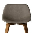 thumbnail image 2 of WyndenHall  Cacey Mid Century Modern Bentwood Counter Height Stool (Set of 2) - 20.7'' x 21.1'' x 36.6 Distressed Grey Natural Finish Counter Height, 2 of 5