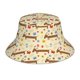 thumbnail image 1 of Fotbe Dachshund Dog And Flower Sombrero Tipo Pescador con Estampado – Sombrero de Sol de Algodón de Moda para Playa, Golf, Pesca, 1 of 6