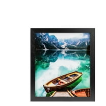 ArtToFrames 13" x 19" Woodgrain Black Shadowbox 2.5 inch Tall Picture Frame, 13x19 inch Black Wood Poster Frame (WOM-5141), 4 Pack