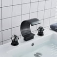thumbnail image 2 of Senlesen Brass Orb Waterfall Bathroom Faucet, 2 of 9