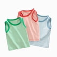 thumbnail image 4 of Toddler Girls Boys Tank Top Stripe Sleeveless for Kids 0-24 Months 2t 3t 4t 5t 6t 7t Soft Cotton Top Kids Clothes Summer Tops Gibobby,6-8 Years,Light Blue, 4 of 9