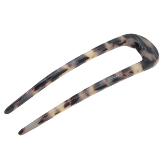 Wisewang Épingles à Cheveux Multicolores Simplicité Accessoires de Modélisation Support DIY Mode Rétro Bijou Cadeau en Forme de U Marron 1Ensemble