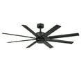 thumbnail image 4 of Renegade 66" Matte Black Dimmable LED Smart Ceiling Fan with Remote Control, 4 of 12
