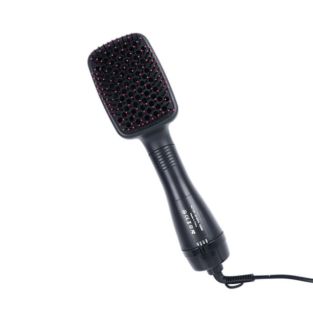 Cepillo Alisador De Cabello, Cepillo Secador De Pelo 110 V Enchufe Estadounidense 1000 W 2 En 1 Herramienta De Peinado Para El Hogar