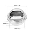 thumbnail image 2 of Unique Bargains Stainless Steel 5.71inch Diameter Mesh Round Air Vent 2 Pack, 2 of 3