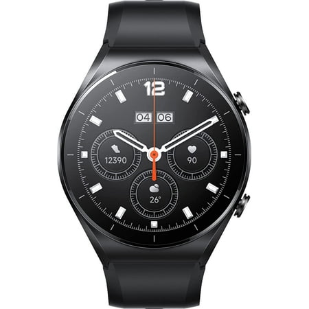 Xiaomi Watch S1, Sapphire Glass, Stainless Steel Case, 1.43 inch AMOLED Display, Dual-Band GPS, Leather Strap, Bluetooth Phone Call, 117 Fitness Modes, Wireless Charging, Black