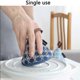 thumbnail image 3 of Heat Resistant Pot Holders for Kitchen, Mini Oven Mitts Set, Cotton Potholders for Cooking and Baking (Light Blue/Dark Blue), 3 of 5